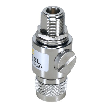 Citel Outdoor RF Protector, Dc-3.5 Ghz, Dc Pass, 70W, Imax 20Ka, Male-Female N Connector P8AX15-N/MF